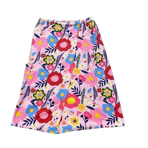 Packed Party Brand Flower Shop Floral Print Microfiber Towel Wrap One Size - Picture 10 of 16